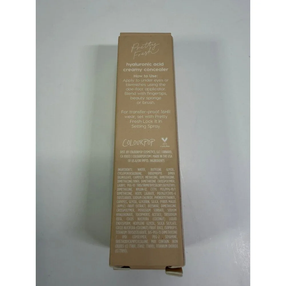 ColourPop Pretty Fresh Hyaluronic Acid Creamy Concealer Light 50W 6.5g / 0.23oz